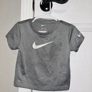 Nike Kids Short Sleeve Gray Tee